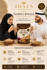 Talbina Royale, 500g – 14-Ingredient Sunnah Barley Blend with Nuts, Dates & Saffron